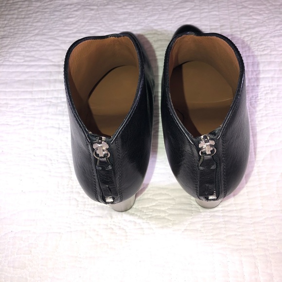 FRYE Made in Italy Collection June Black Leather Ankle Boot Sz 10 - Picture 3 of 10